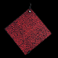 THE BLACK/RED CEMENT GOLF TOWEL